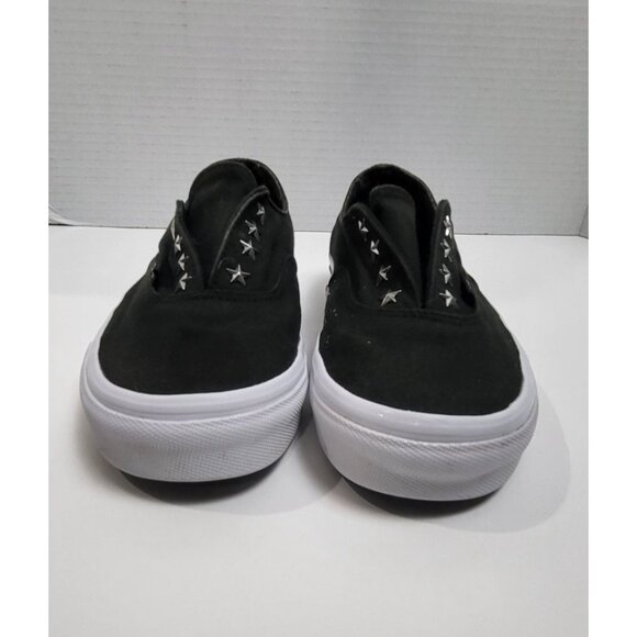 Vans Classic Slip-On Black Sneakers with Studded Stars Size 6 - Picture 2 of 9